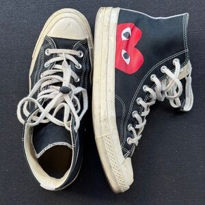 Converse x Play Comme des Garcons (high-top, black)